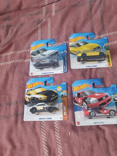 Hotwheels audi cars - x4,