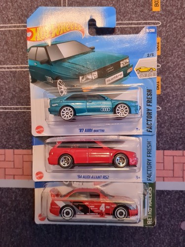 Hot wheels audi quattro - quattro, bundle