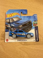 Hot Wheels Audi Quattro Blue